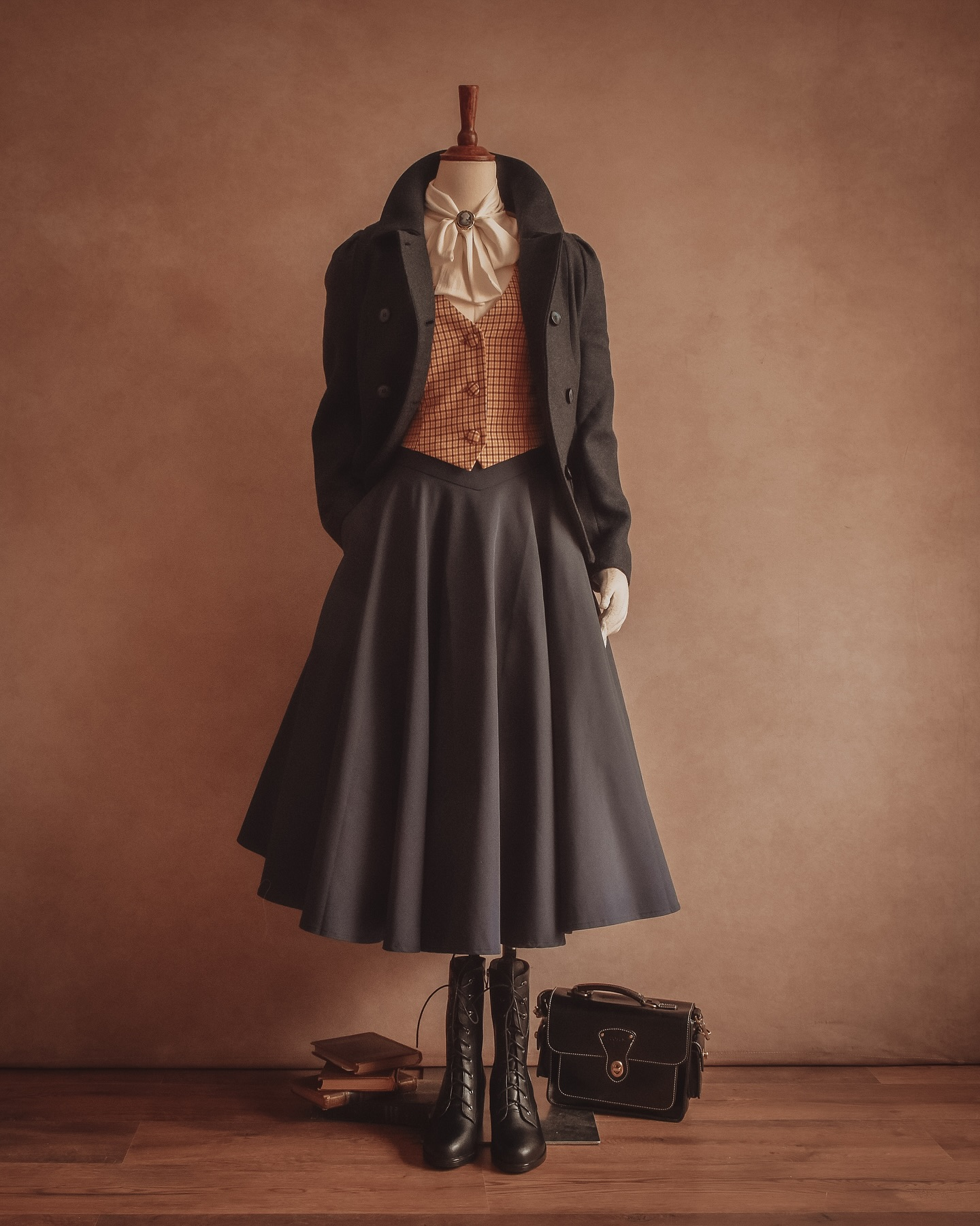 优雅格纹Outfits🍂🤎🍂