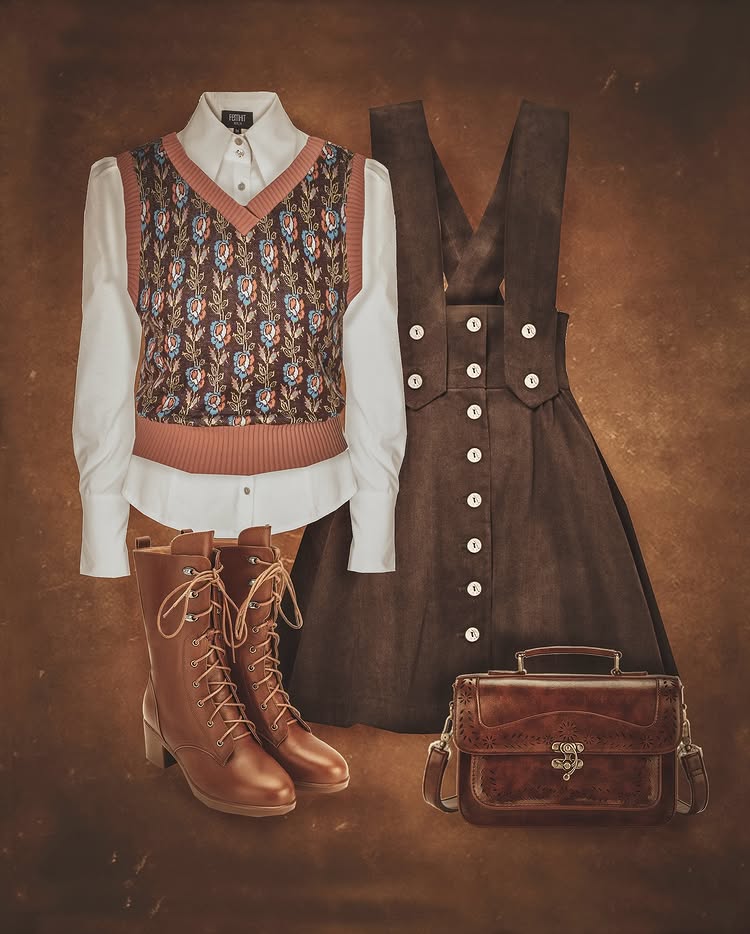 “90年代女作家” 复古知识分子穿搭Femkit