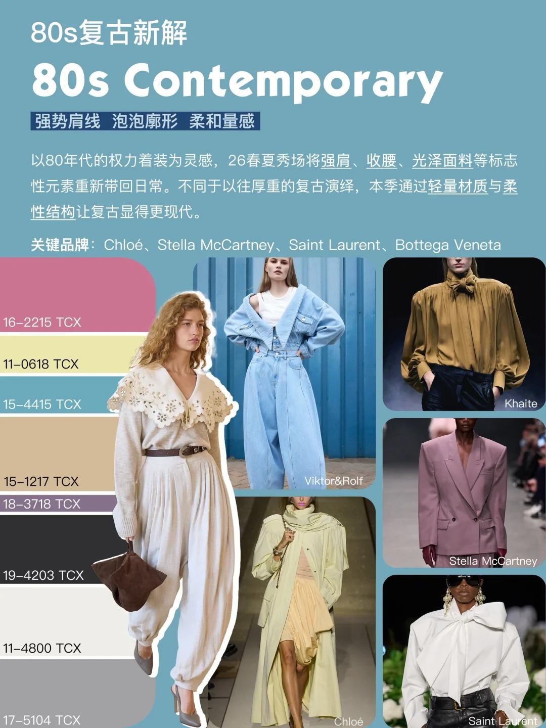 2026SS秀场趋势｜80s复古新解